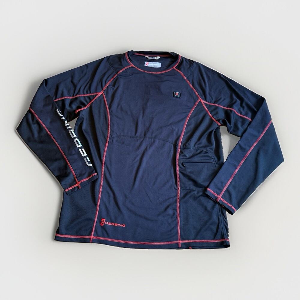 Gerbing Shirt Men’s M Black Heated Performance Long Sleeve Base Layer Outdoors